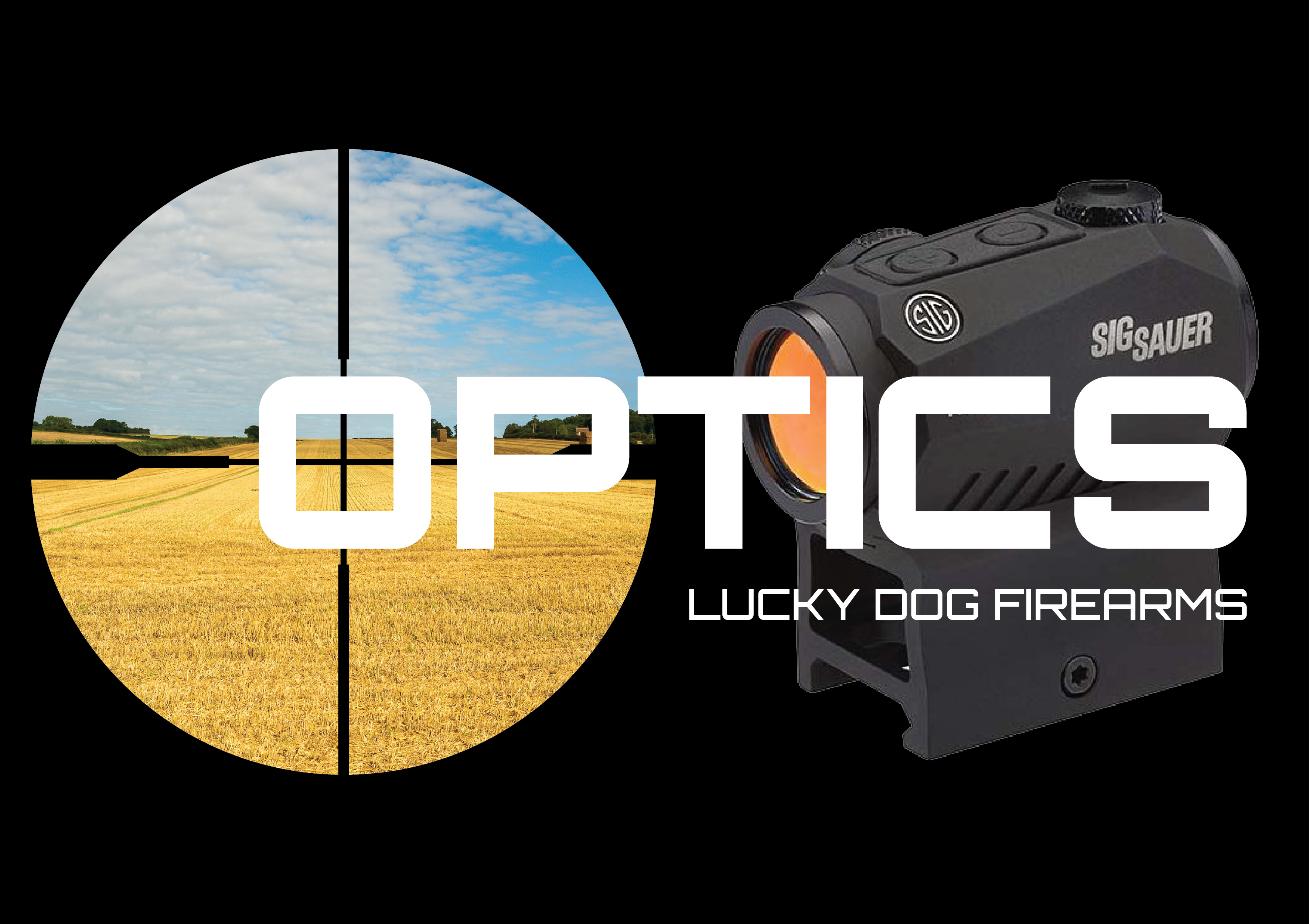 Sig Sauer optics at Lucky Dog Firearms